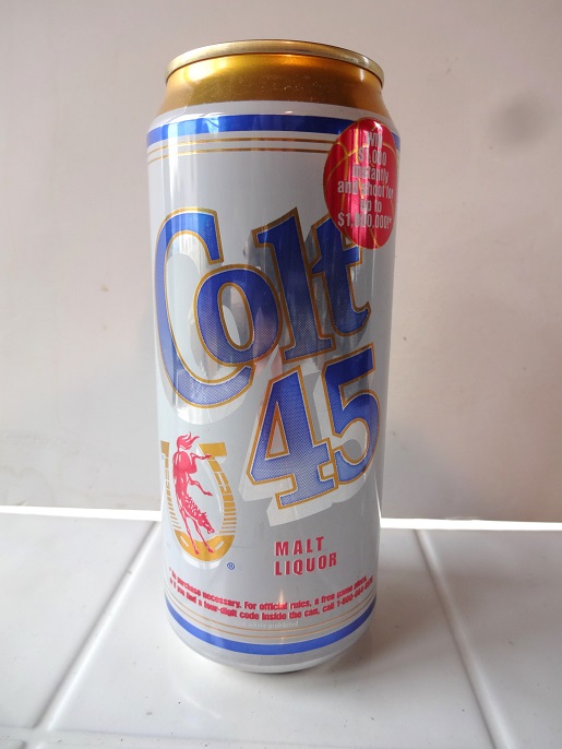 Colt 45 Malt Liquor - 'Win $1,000' - 16oz - Click Image to Close